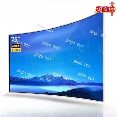 Large screen explosion-proof curved TV high definition intelligent network 50 65 75 80 90 100 inch LCD TV