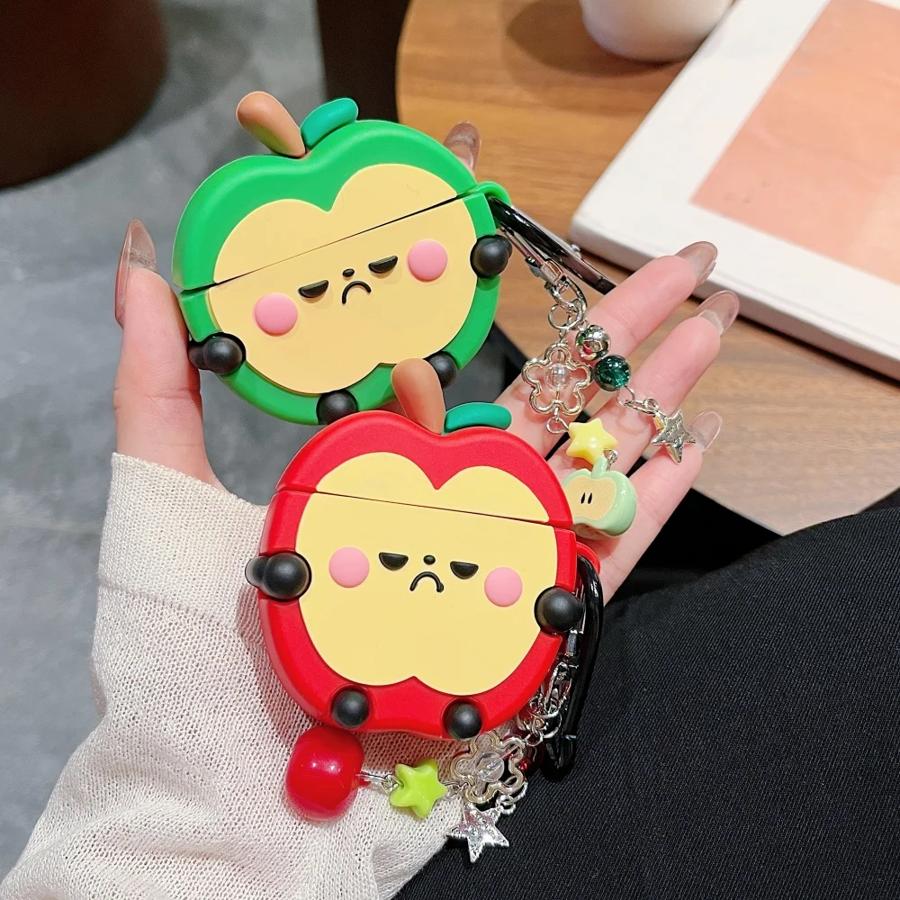 [Tpy 2B122] Red Apple ist geeignet für AirPods Green Apple Pro Schutzhülle 4. Generation Rauschunterdrückung Version 2. Image
