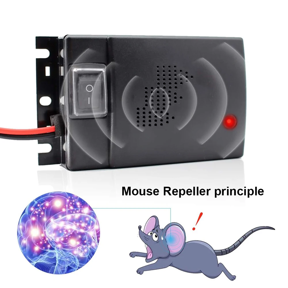 Zubehör für Repeller-Ausrüstung, intelligenter Sensor, Ultraschall-Auto-Rattenabwehr, Schaltungsschutz, Mäuse, Abschreckung, Selbstüberprüfungsmodus Image