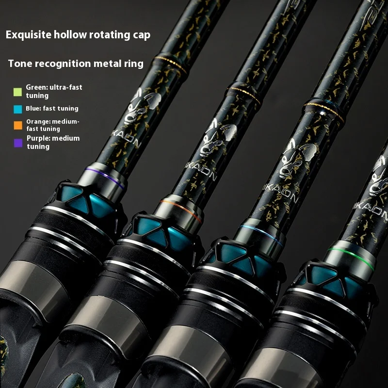 RIKAON Spinning/Casting Wettbewerbs Angelrute T1100G Carbon Fiber Tuch TZ Guide Ring High Carbon Bass Angelrute Image