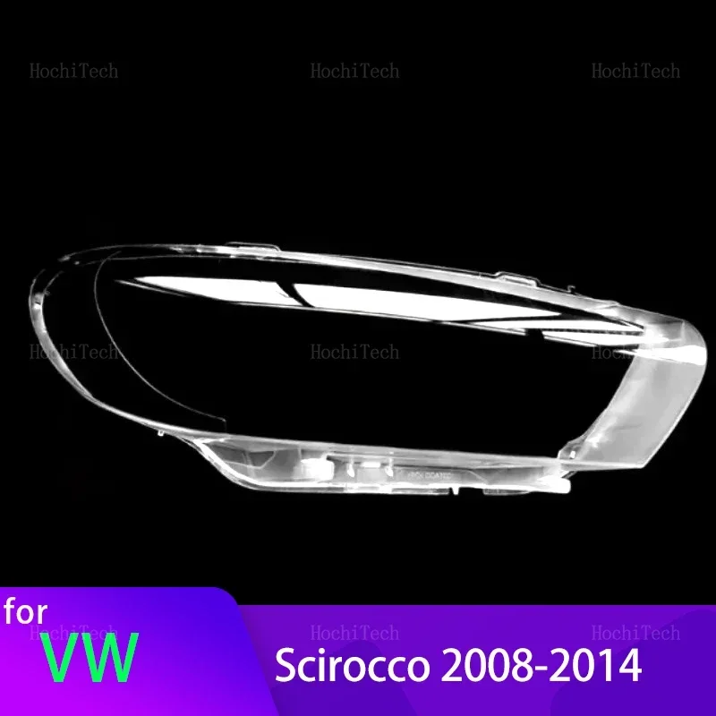 Transparentes Gehäuse Frontscheinwerfer Linsenschale Glas Lampenabdeckung Scheinwerferabdeckung für Volkswagen VW Scirocco Pre-Facelift 08-14 Image