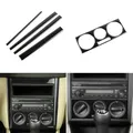 Per VW Golf 4 Jetta Bora Mk4 R32 Gti 1999-2004 Piano Nero Auto Copertura di Controllo Centrale Aria Condizionata Radio Pannello di Trim