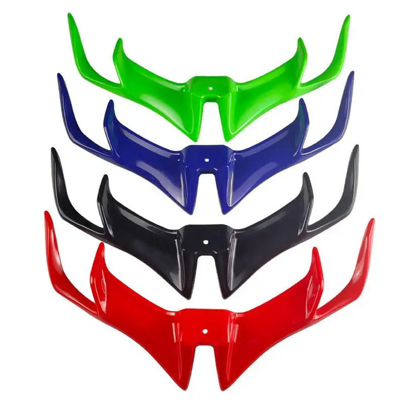 1PC Motorcycle Winglets Aerodynamic Wing Front Side Spoiler & Fairing Winglets Fixed Wind Wing For Enhanced Stability Ideal Image