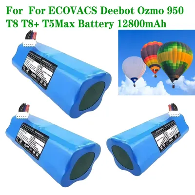 Ersatzakku 12800 mAh für ECOVACS Deebot Ozmo 950 T8 T8+ T5Max Power Hero T10 T9 X1 DX65 DX96 DX93 Roboterstaubsauger Image