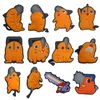 12 stücke Cartoon Kettensäge Menschen Schuh Charms Zubehör Kinder Schuh Dekorationen Fit Armband Clogs Sandale Kinder Party Geschenke