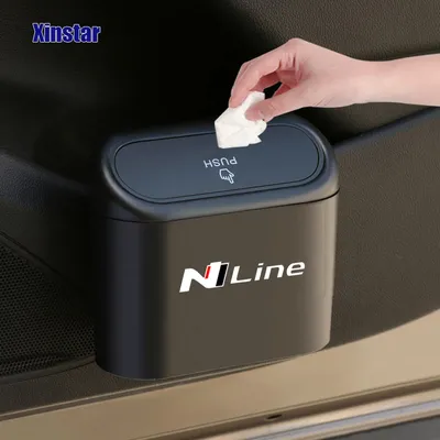 Plastic Car Trash Bin For Hyundai i10 i20 i30 i40 ix35 TUCSON Elantra SONATA GENESIS SOLARIS VEOSTER Kona Santafe