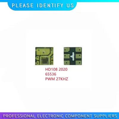 100-1000pcs HD108 2020 LED Chip 65536 RGB Intelligent Control Integrated LED Light Beads 27+ kHz PWM