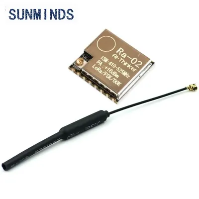 433MHZ SX1278 LoRa Module 433M 10KM Ra-02 Wireless Spread Spectrum Transmission Board 2.4G IPX Antenna for Smart Home