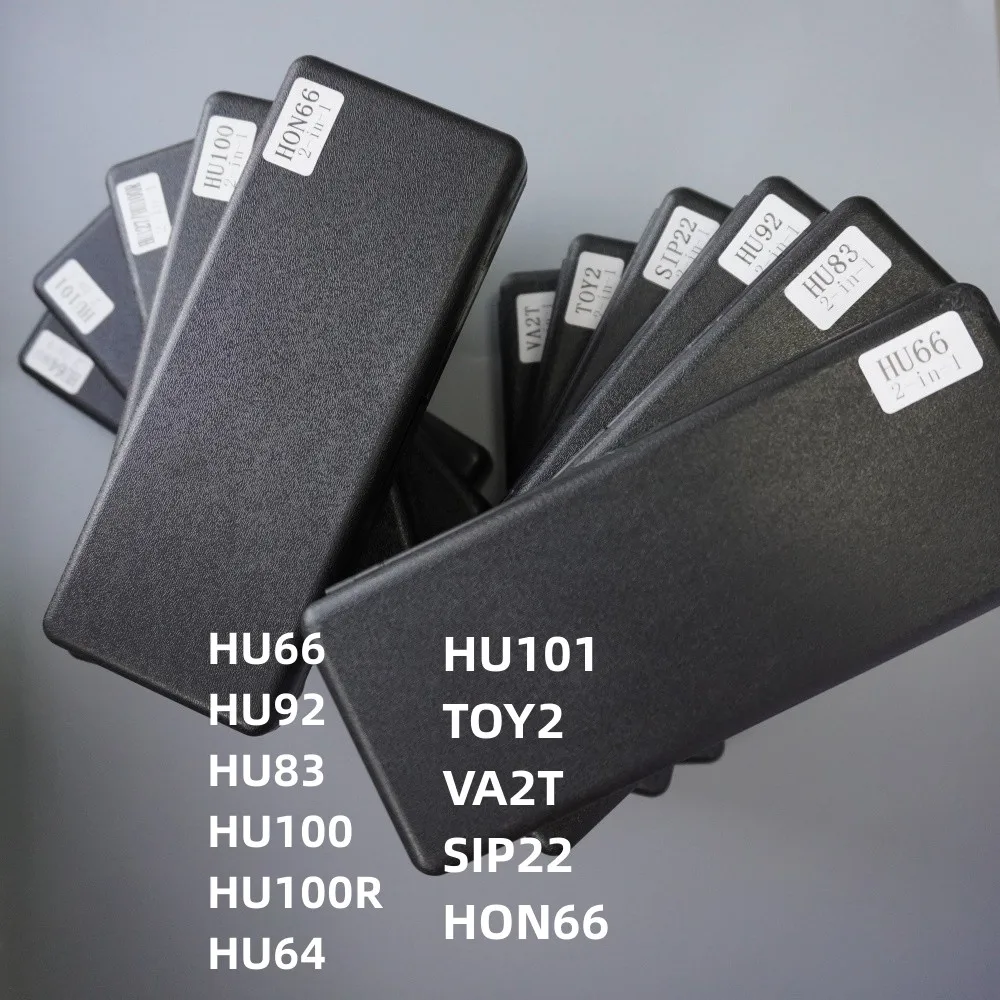 Lishi 2 in 1 Tool HON66 HU100 HU100R HU101 HU36 HU64 HU66 HU83 HU92 SIP22 TOY2 VA2T 2in1 auto tools