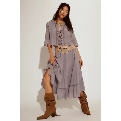 Bright Side Set at Free People in Purple Ash, Size: XL
