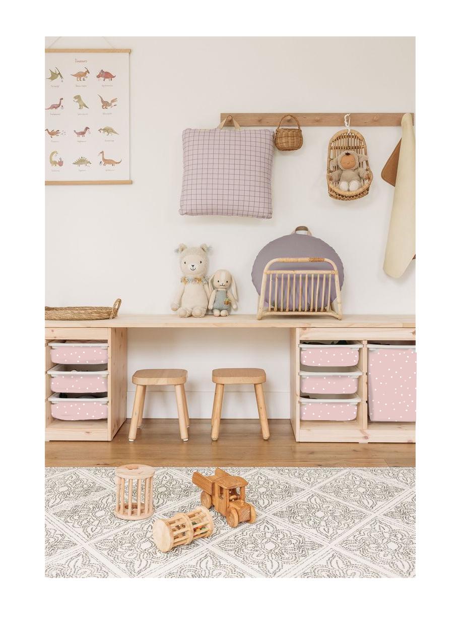 Punti adesivi TROFAST rosa cipria IKEA TROFAST Involucri in vinile Adesivo ikea Trofast Trofast set di adesivi rosa Ikea trofast hack Adesivo di stocc