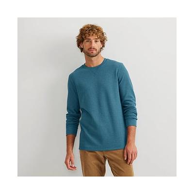 Eddie Bauer Men's Eddie's Favorite Thermal Crew - Sea Blue - Size M