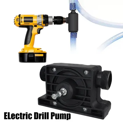 Diesel Oil Fluid Water Pump Home Garden Outdoor Tool Electric Drill Pump Portable Mini Centrifugal Pump