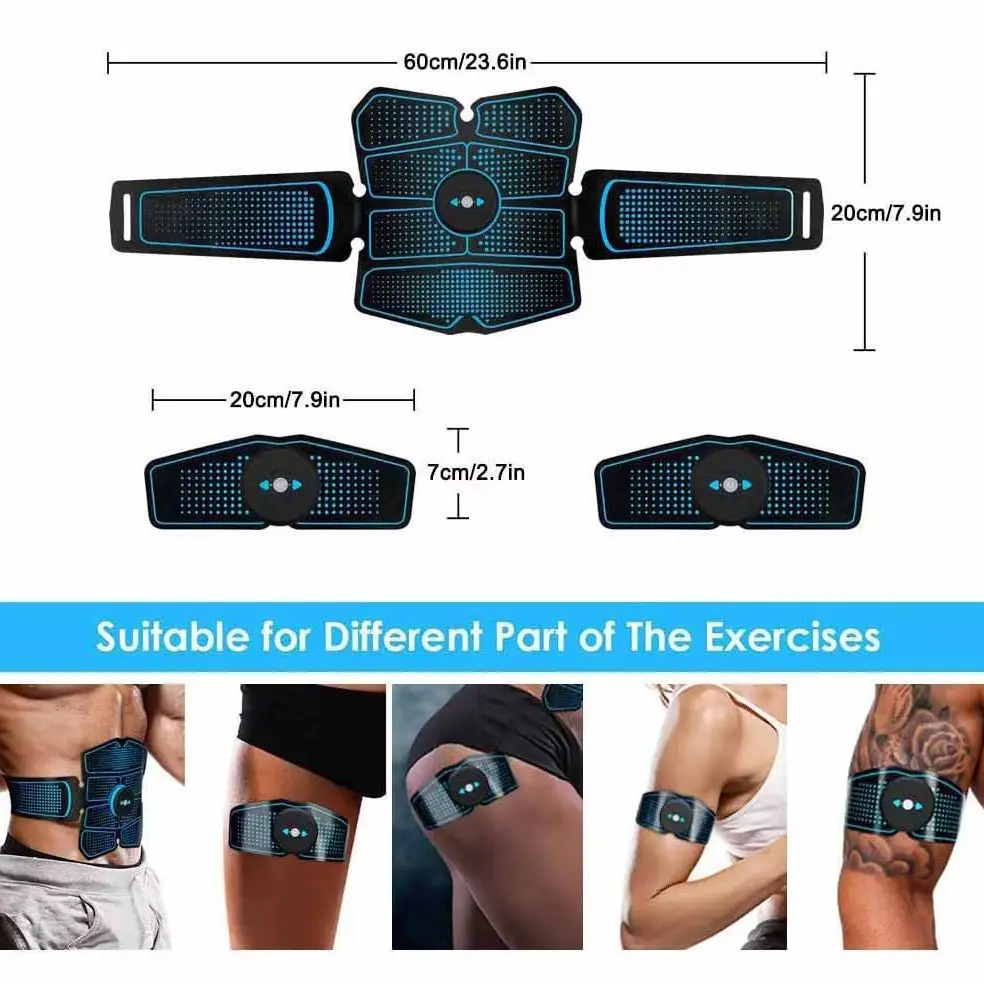 EMS Elektrische Muskel Stimulator Presse Maschine Bauch Gürtel Elektrostimulation Fitness Abnehmen Abs Trainer Fitness Ausrüstung