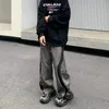 Casual Hosen Mann Hip Hop Zip Breite Hosen Für Männer Tasche Hippie Plus Größe Original Kleidung Luxus Xxxl Koreanischen Stil Baggy Big