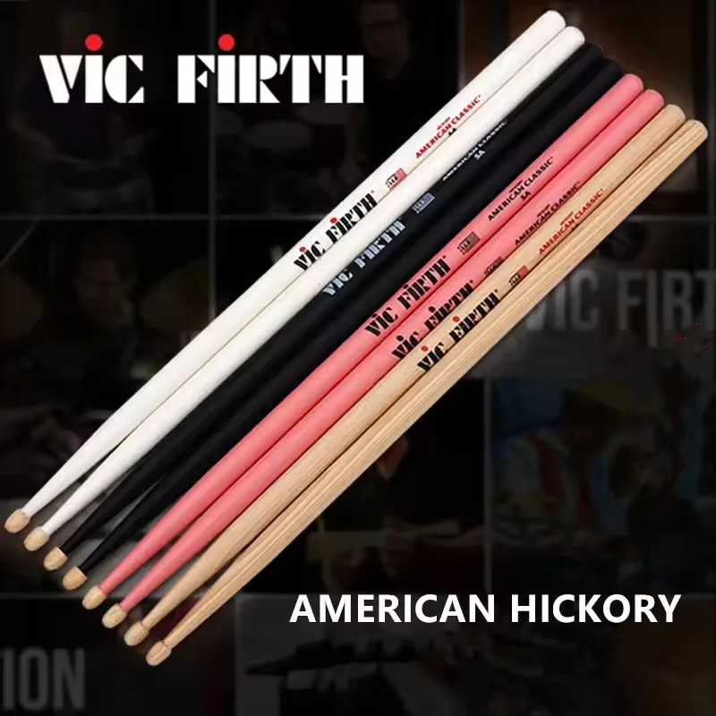 10 Stück Jazz Drum Sticks Konsistentes Gewicht und Tonhöhe Schlägel American Hickory Drumsticks Klassisches Drum Stick Percussion Zubehör Image