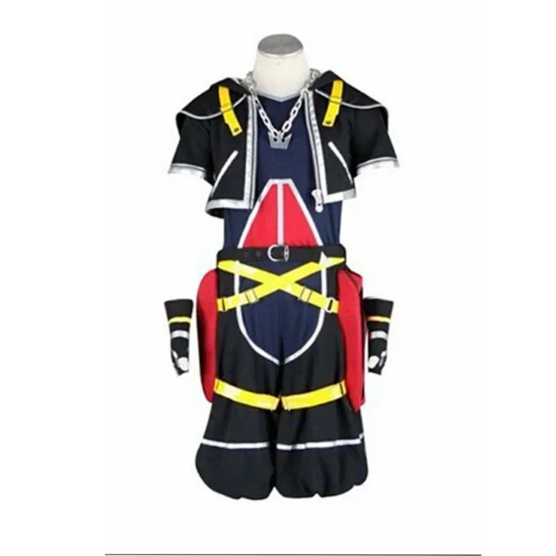 Anime Kingdom Hearts Cosplay – Kingdom Hearts 2 Sora Cosplay-Kostüm mit Halskette 11 Image