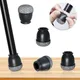 Protecteurs de pieds de chaise ronds, 8 pièces, couvre-pieds diagonale avec coussinets en feutre épais, pieds de Table de meubles en Silicone, protège les sols