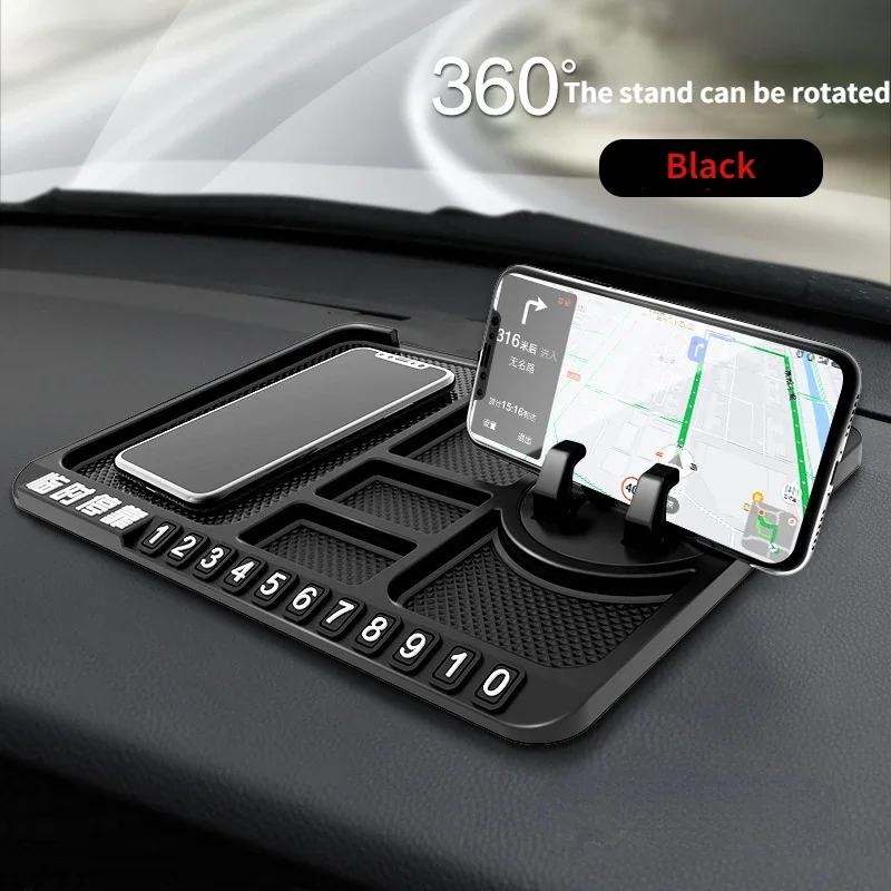 Multifunktionale Auto Anti-Rutsch-Matte Auto Telefon Halter Rutschfeste Klebrige Anti Rutsche Dash Telefon Halterung Silikon Dashboard Auto Pad Matte Image