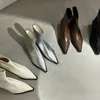 Herbst Frauen Stiefeletten Schuhe Modische Spitz Damen Kurze Stiefel Platz Niedrigen Ferse Casual Winter frauen Schuhe