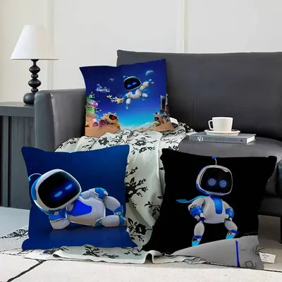 Astro B-Bot personalisiertes Kissen Staubschutz Schlafzimmer Kinder Party Dekoration Kissenbezug Geburtstag Kinder Geschenk Image