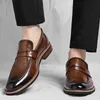Hochwertige Business-Freizeitschuhe aus echtem Leder, modisch, bequem, weiche Slipper, große Größen 37–48, elegante Party-Schuhe für Herren