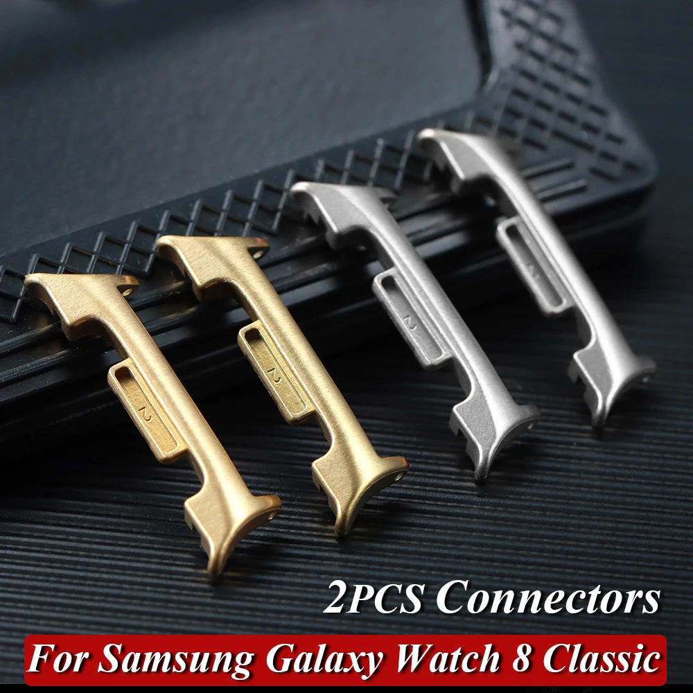 1 Paar Adapter für Samsung Galaxy Watch 8 Classic Edelstahl-Armbandanschluss für Galaxy Watch 20 mm 22 mm Metalladapter Image