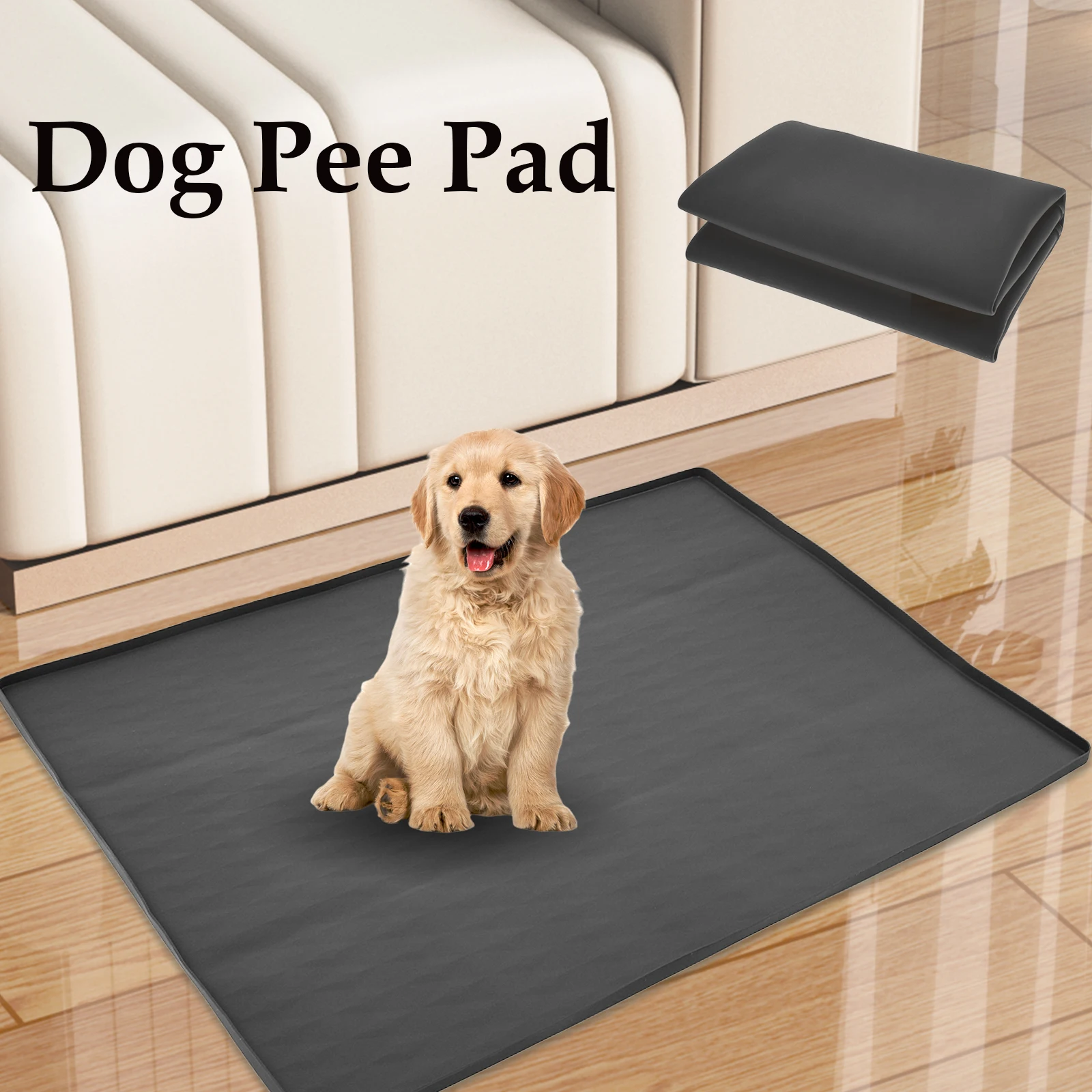 Faltbare Silikon Hund Pee Pad Wiederverwendbare Waschbar Welpen Hund Bett Urin Training Ausrüstung Haustier Urin Matte Hund Zeug Haustier Liefert Image