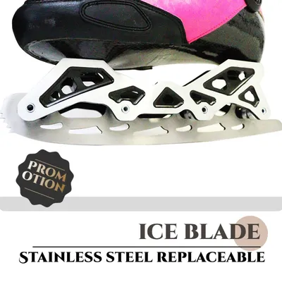 326MM/289MM Ice Skating Blade Stainless Steel Inline Figure Skate With Knife Tooth For Adult Kid Roller Skates Shoes