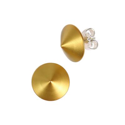 DeMarie Ohrstecker Metall eloxiertes Aluminium Matt/Glanz Gold Image
