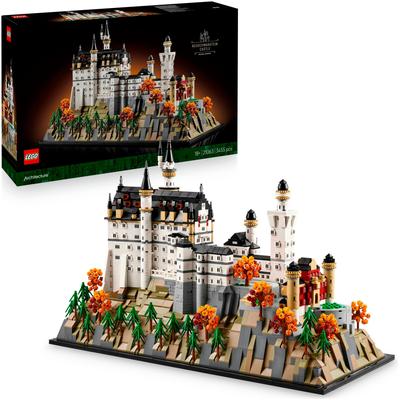 Konstruktionsspielsteine LEGO "Schloss Neuschwanstein (21063), LEGO LEGO Architecture", bunt, Spielbausteine, Kinder, Kunststoff, Made in Europe Image