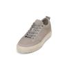 Schlupfboots MARC O'POLO "aus edlem Rindleder", Damen, Gr. 41, grau (mid grau), Obermaterial: 100% Leder (Rind), unifarben, Schuhe