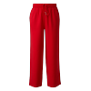 Schlupfhose S.OLIVER, Damen, Gr. 42, N-Gr, rot, Web, Obermaterial: 84% Viskose, 16% Polyamid, unifarben, casual, bequem lang, Hosen