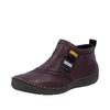 Sneakerboots RIEKER, Damen, Gr. 40, lila (brombeere), Lederimitat, Basic, Schuhe, Casual-Boots, Stiefelette, Schlupfboots mit Innenreißverschluss