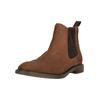 Stiefel CLARKS "Jaxen Easy", Kinder, Gr. 42, braun, klassisch, Schuhe, mit smartem elastischem Einstieg