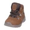 Schnürstiefelette PEPINO "Pepino Stiefelette Nubukleder/Textil", Kinder, Gr. 24, braun (caramel), Nubukleder, Textil, casual, Schuhe