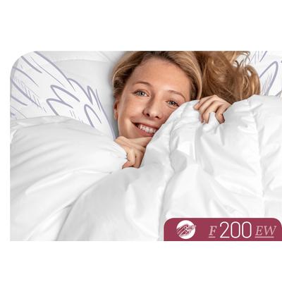 Baumwollbettdecke SCHLAFSTIL "F200", weiß, B:135cm L:200cm, Bettdecken Bezug: 100% Baumwolle. Bettdecken Füllung: 100% Polyester, Bettdecken, hergestellt in Deutschland, allergikerfreundlich Image