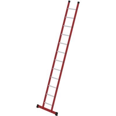 Sprossen-Anlegeleiter GFK/Alu mit Traverse 12 Sprossen - 035312 - Günzburger Steigtechnik Image