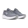 Laufschuh UNDER ARMOUR "UA Charged Surge 4", Gr. 42, steel, mod gray, weiß, Textil, Synthetik, sportlich, Schuhe