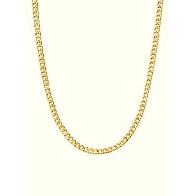 Collier LADY, gold (gelbgold 375), Halsketten, Damen, 50, Metall-Gold, L: 50cm, Metall, Gold, Collier Image