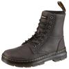 Schnürboots DR. MARTENS "Combs", Herren, Gr. 45, grau (anthrazit), Leder, klassisch, Schuhe, Schnürboots, Freizeitstiefelette mit Anziehlasche