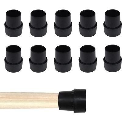 10 Stück schwarze Stuhlbeinkappen für, Stuhlbeinschutzkappen, Stuhlbeinschutzkappen, Image