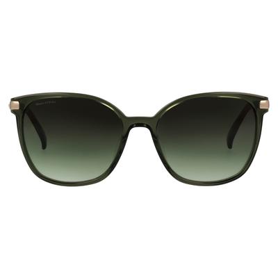 Sonnenbrille MARC O'POLO "Marc O'Polo EYEWEAR Sonnenbrille", Damen, Gr. One Size, oliv transparent, Brillen