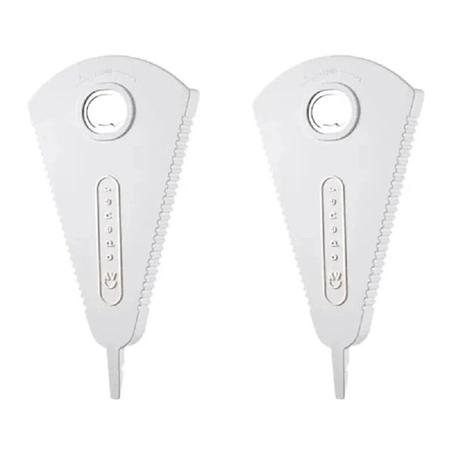 2er-Pack multifunktionaler Glasöffner – universelle manuelle Flasche Dosendeckelöffner mit magnetischem Design, einfacher Drehverschlussöffner für den Einsatz in der Küche