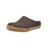 Hausschuh HAFLINGER "Haflinger Hausschuhe Filz", Herren, Gr. 40, braun, Filz, casual, Schuhe