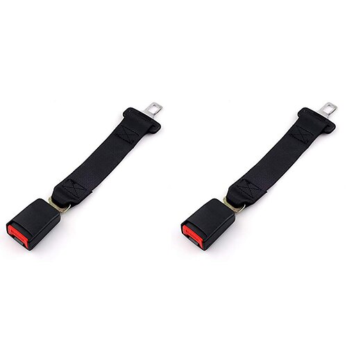 2 Stück Universal-Sicherheitsgurtverlängerung fürs Auto, Sicherheitsgurtverlängerung mit Schnallenclip, geeignet für Schwangerschaft oder größere Körpertypen Image