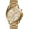 Chronograph MICHAEL KORS "BRADSHAW", gold (goldfarben, champagnerfarben), Armbanduhren, Damen, Quarzuhr, Armbanduhr, Damenuhr, Herrenuhr, Edelstahlarmband