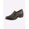 Stiefelette ANDREA CONTI, Damen, Gr. 38, braun (dunkelbraun), Leder, Rindsleder, Glattleder, modisch, Schuhe