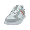 Sneaker BUGATTI "bugatti Sneaker Nappaleder", Herren, Gr. 45, grau (grau, weiß), Nappaleder, casual, Schuhe