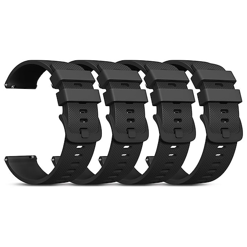 4 pezzi Cinturino per orologio per Garmin Samsung Galaxy Huawei Watch 3 Pro, Watch 2 Classic, Watch GT 3 Pro / 2 Pro / 2e / Runner / Active / 42mm / 46mm, Honor Magnic 2 GS 3i GTS 4,4mini